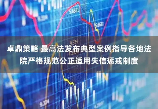 卓鼎策略 最高法发布典型案例指导各地法院严格规范公正适用失信惩戒制度