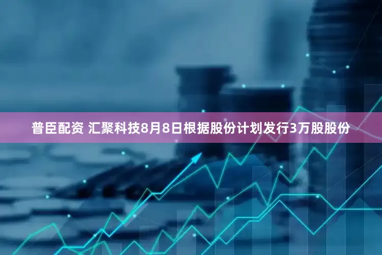普臣配资 汇聚科技8月8日根据股份计划发行3万股股份