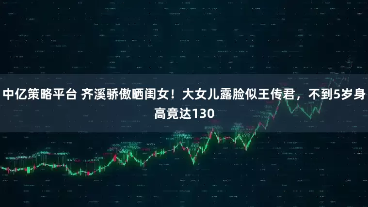 中亿策略平台 齐溪骄傲晒闺女!大女儿露脸似王传君,不到5岁身高竟达130